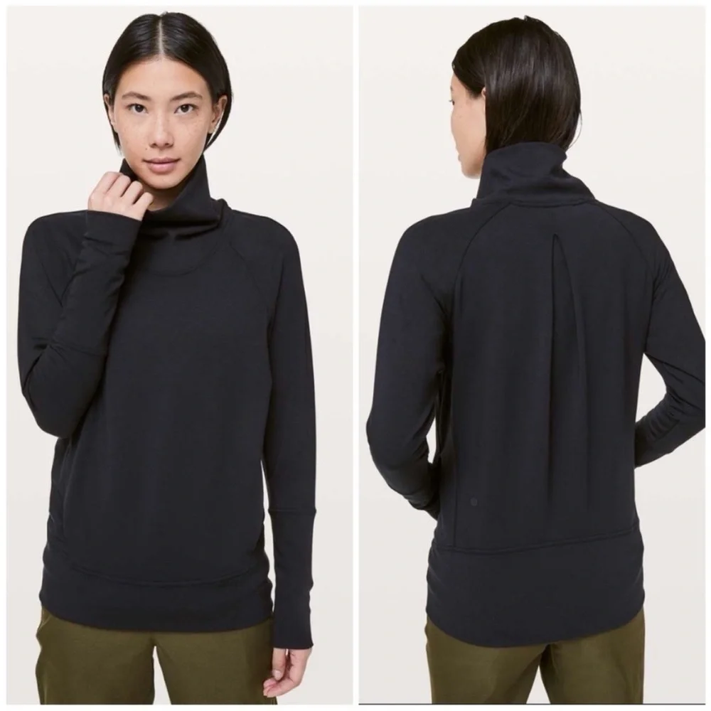 Lululemon High Lines Pullover Black 8